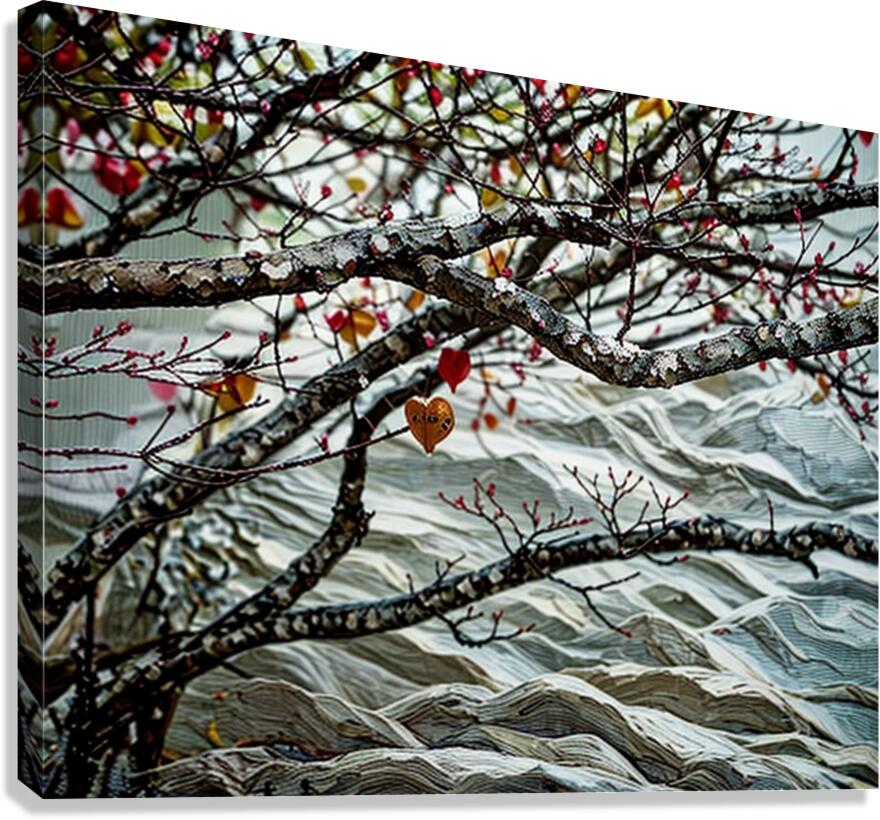 Heart Among Branches Lake Decor, Homer Nature Artwork