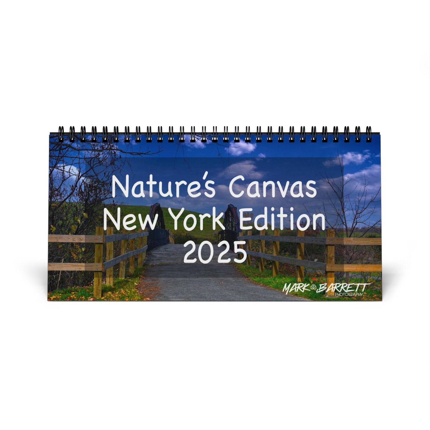 Scenic Nature Desk Calendar with Finger Lakes & Central NY Views (2025), Nature Wall Calendar for Finger Lakes Gift, Desktop