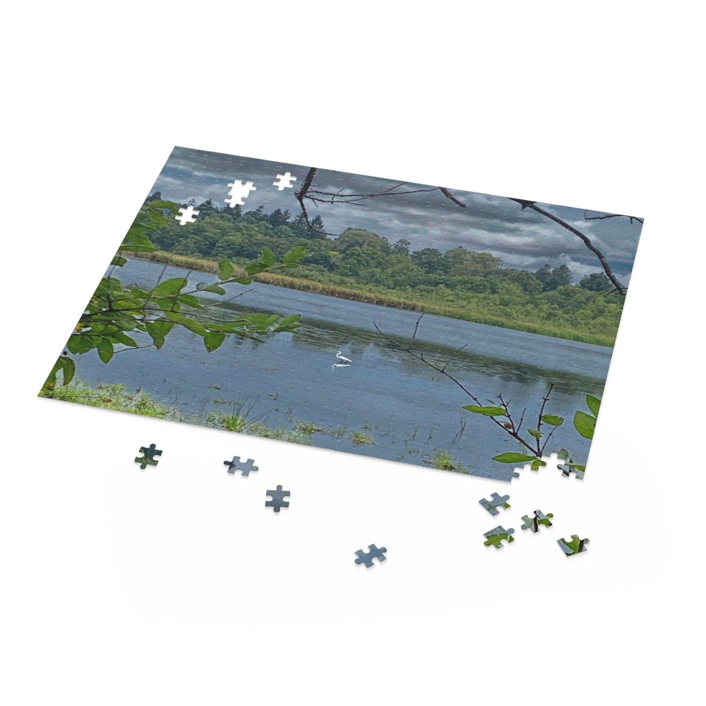 Dryden Lake 500-Piece Jigsaw Puzzle | Scenic Nature Puzzle | Perfect for Family Fun | Gift for Puzzle Lovers | Dryden NY