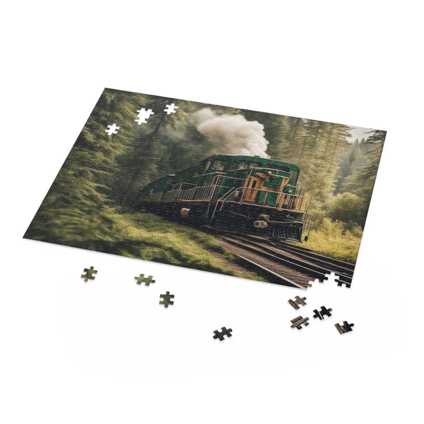 Train Jigsaw Puzzle - 500-Piece, Challenging Puzzle, Fun Activity, Relaxing Hobby, Great Gift Idea, Entertainment for All Ages