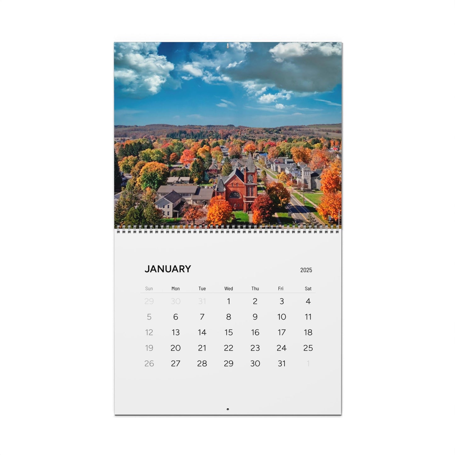 Scenic Nature Calendar | Finger Lakes / Central NY Wall Calendars (2025) | Nature Wall Calendar | Finger Lakes Gift