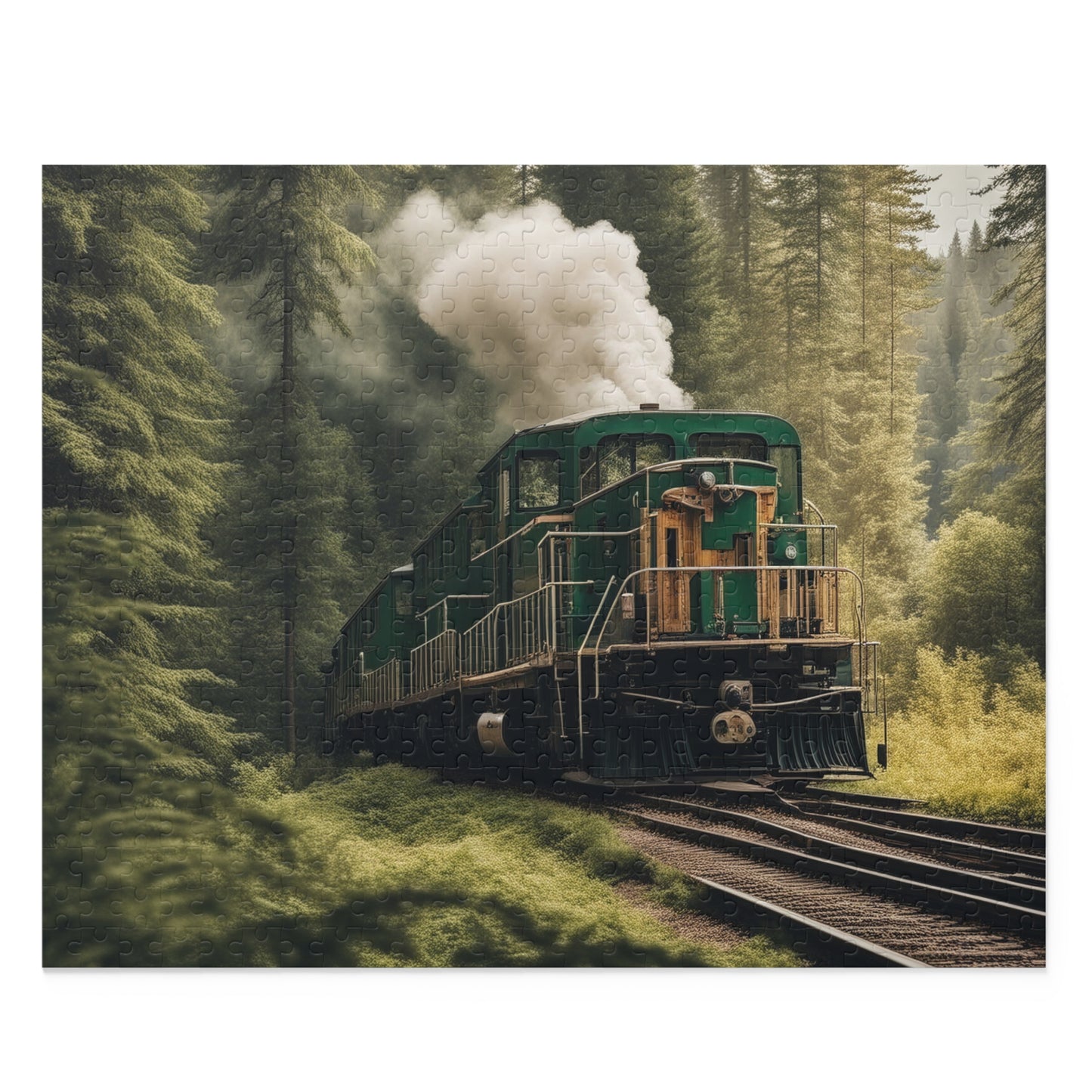 Train Jigsaw Puzzle - 500-Piece, Challenging Puzzle, Fun Activity, Relaxing Hobby, Great Gift Idea, Entertainment for All Ages