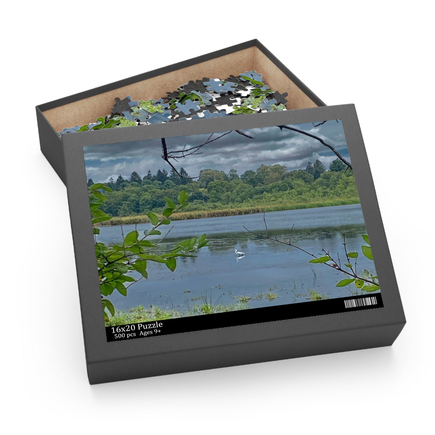 Dryden Lake 500-Piece Jigsaw Puzzle | Scenic Nature Puzzle | Perfect for Family Fun | Gift for Puzzle Lovers | Dryden NY