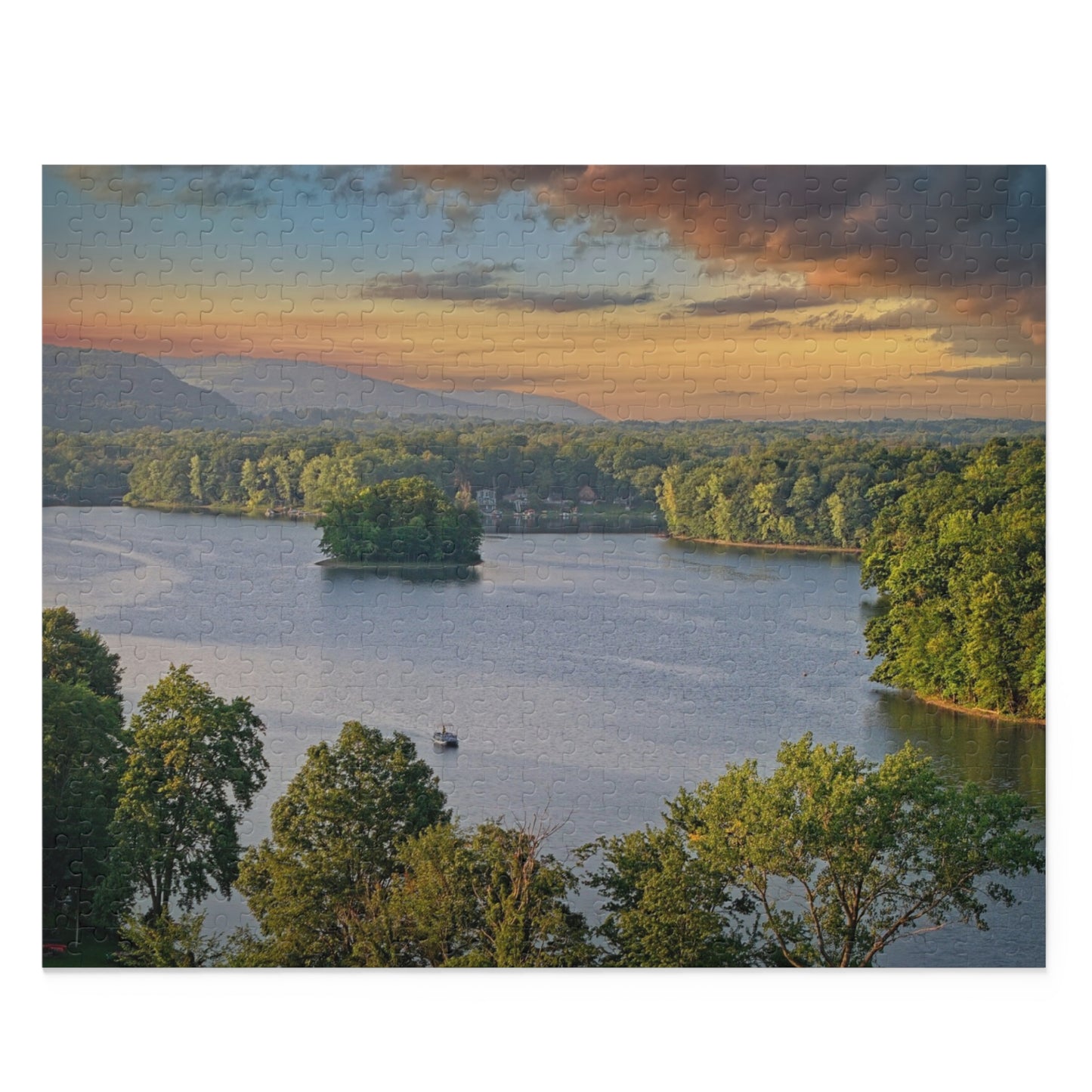 Song Lake Puzzle - Central NY Lake (500-Piece)