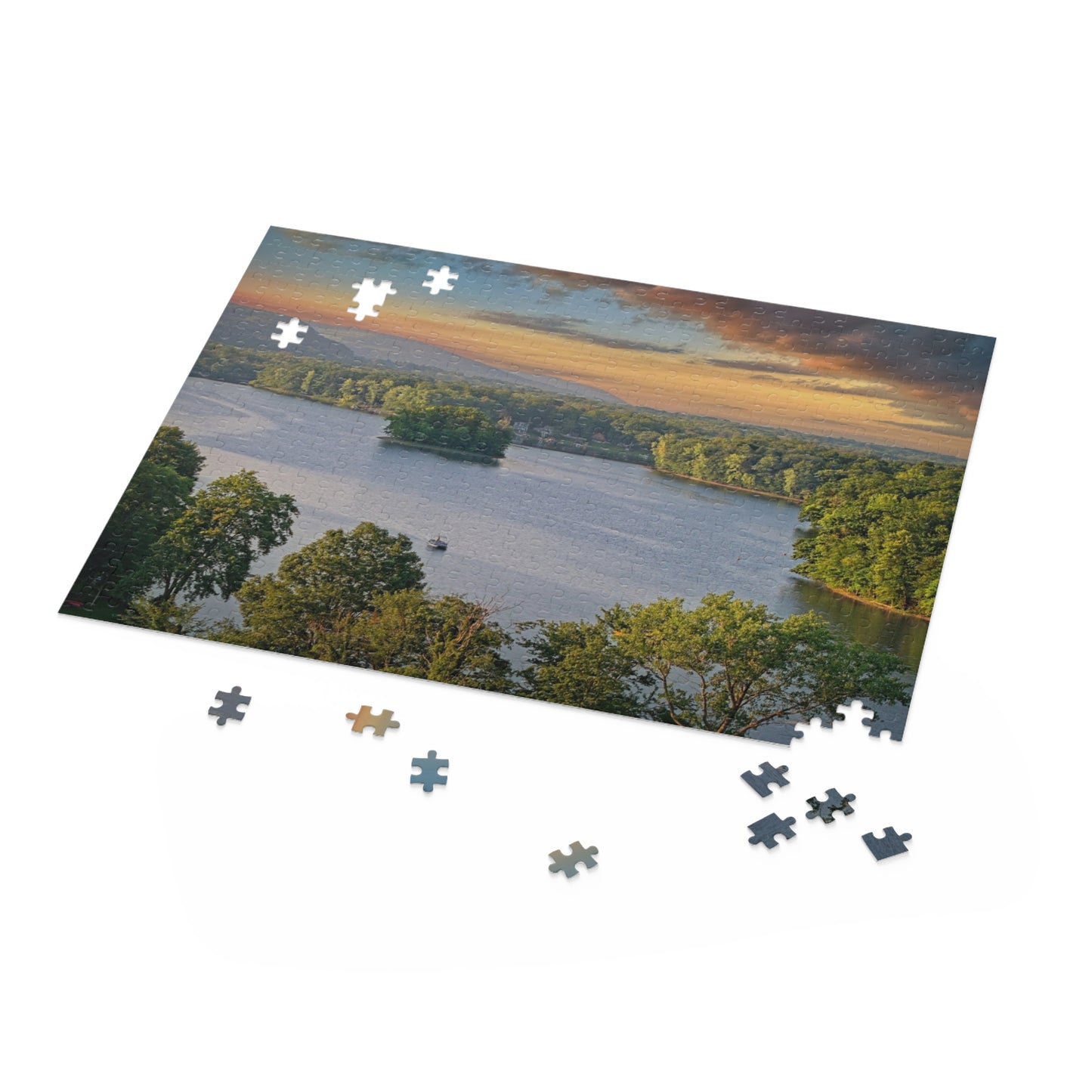 Song Lake Puzzle - Central NY Lake (500-Piece)