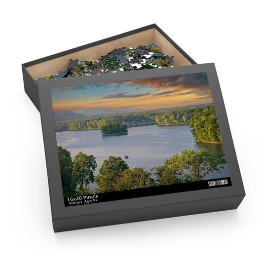 Song Lake Puzzle - Central NY Lake (500-Piece)