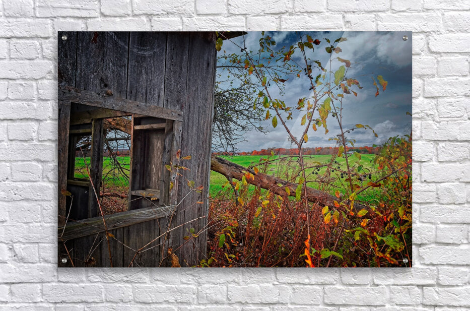 Abandoned Shed Lansing NY Autumn Finger Lakes